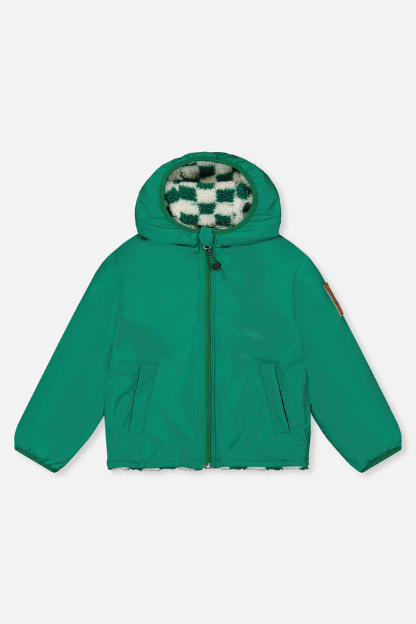 Reversible Mid-Season Jacket Forest Green - J20W65_03730