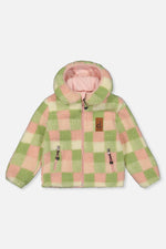 Reversible Mid-Season Jacket Pale Dusty Pink - J20W65_06220