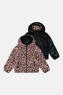 Reversible Mid-Season Jacket Pink And Black - J20W65_1J088