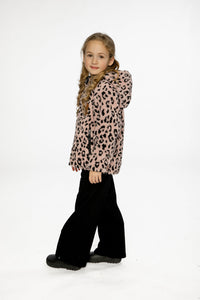 Reversible Mid-Season Jacket Pink And Black - J20W65_1J088