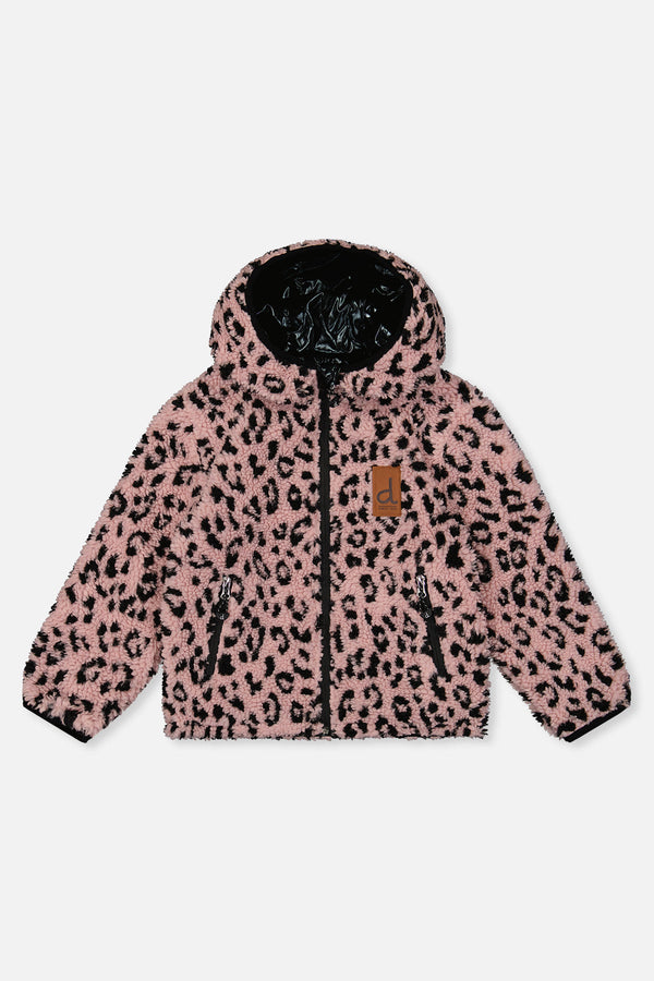 Reversible Mid-Season Jacket Pink And Black - J20W65_1J088
