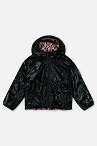 Reversible Mid-Season Jacket Pink And Black - J20W65_1J088