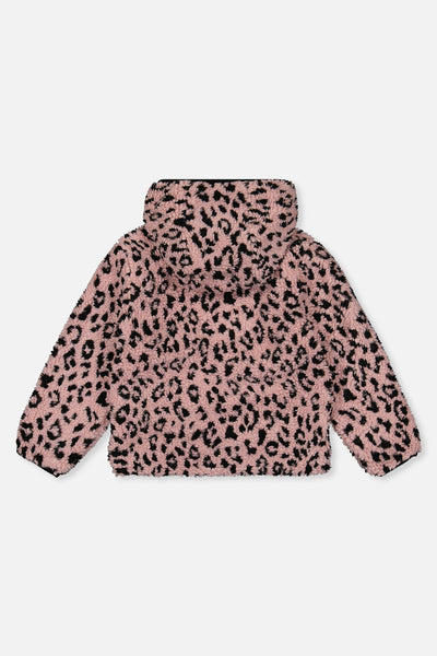 Reversible Mid-Season Jacket Pink And Black - J20W65_1J088