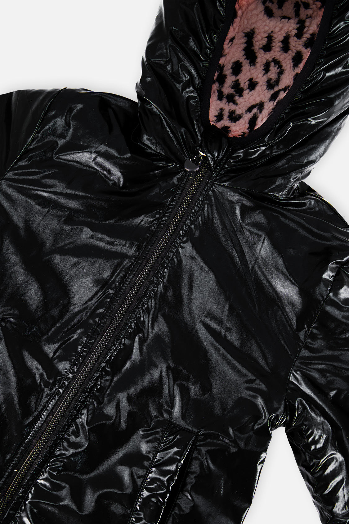 Reversible Mid-Season Jacket Pink And Black - J20W65_1J088