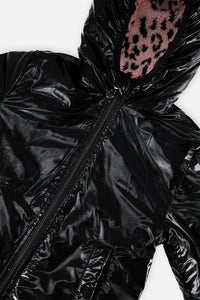 Reversible Mid-Season Jacket Pink And Black - J20W65_1J088