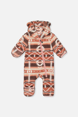 Baby Mid-Season Plush One-Piece Outerwear Aztec Pink - J20W66_2J011