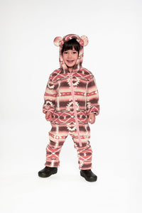 Baby Mid-Season Plush One-Piece Outerwear Aztec Pink - J20W66_2J011