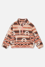 Mid-Season Plush Pullover Jacket Aztec Pink - J20W67_2J011