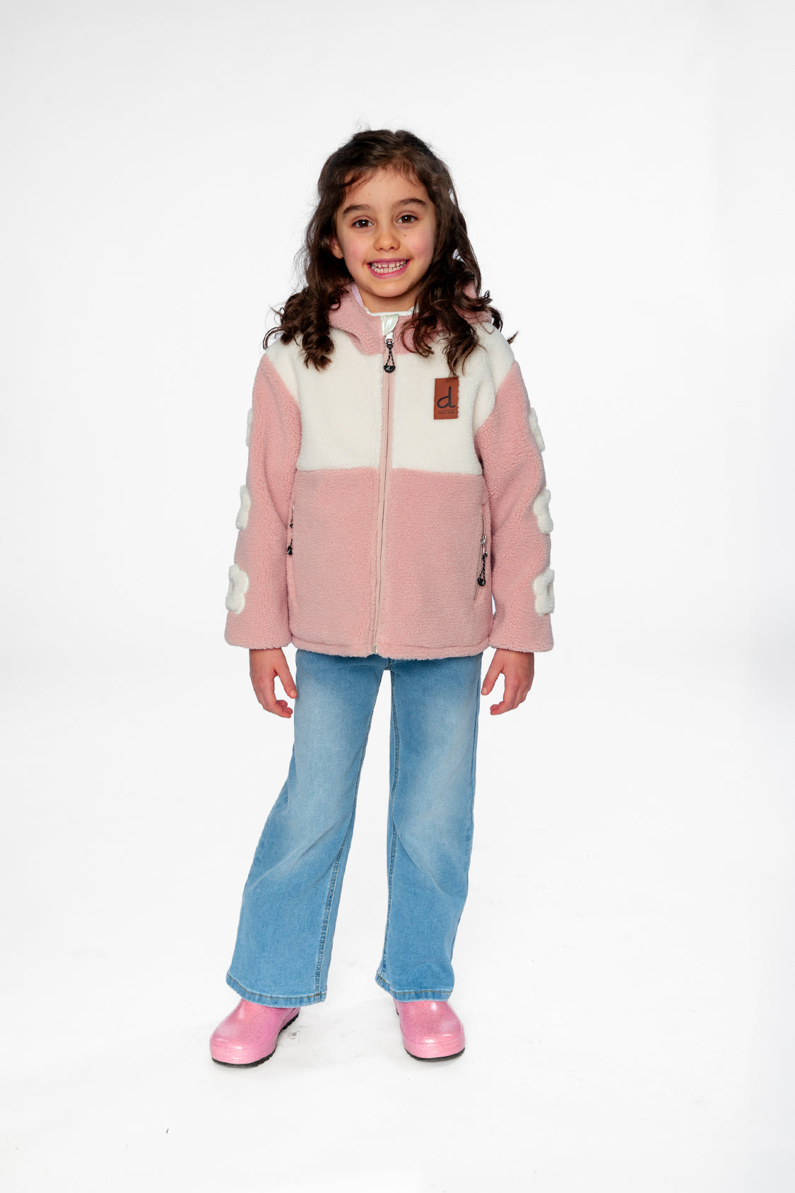 Reversible Mid-Season Jacket Pale Pink - J20W69_1J087