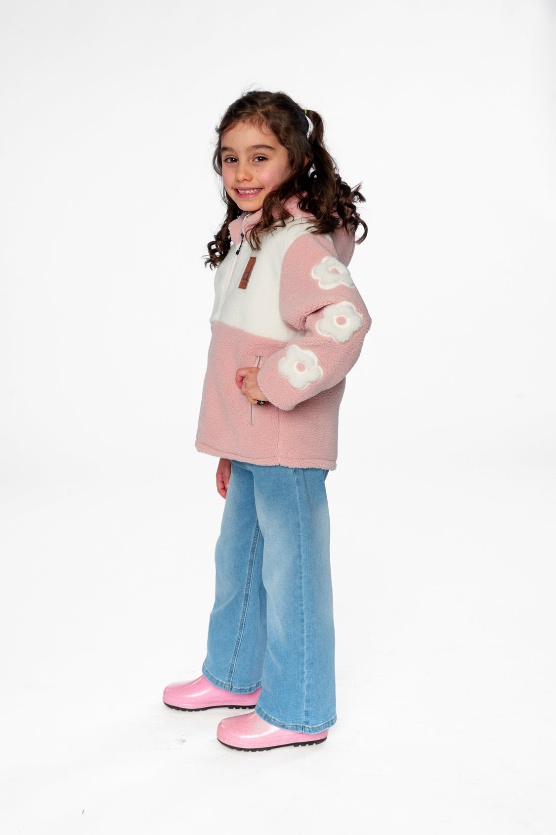 Reversible Mid-Season Jacket Pale Pink - J20W69_1J087