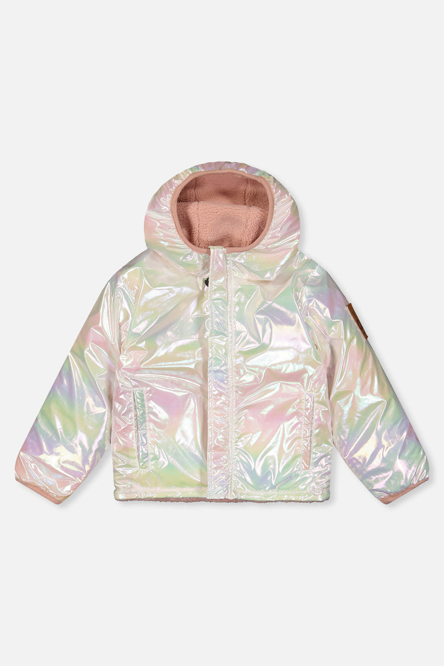 Reversible Mid-Season Jacket Pale Pink - J20W69_1J087