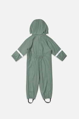 Baby-Regenoverall Salbeigrün