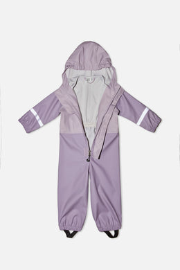 Baby-Regenoverall Mauve