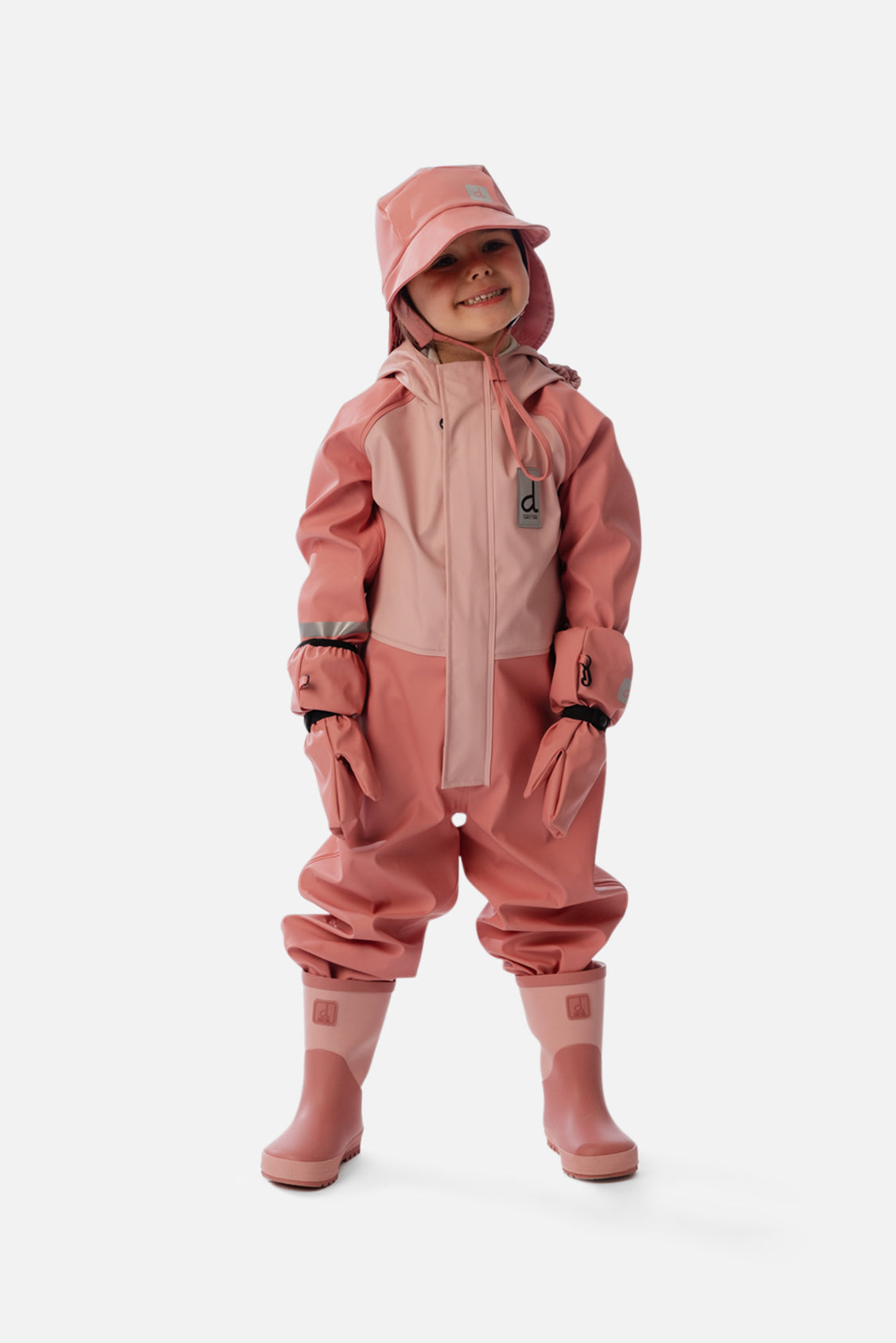 Une pièce de pluie rose