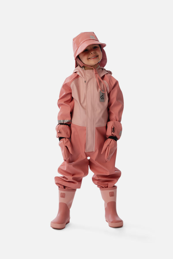 Une pièce de pluie rose