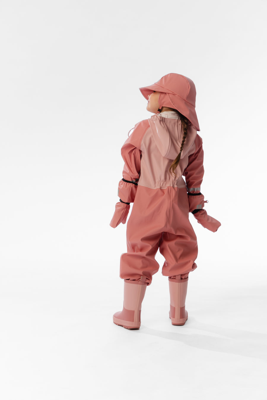 Une pièce de pluie rose