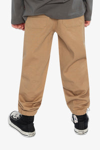 Stretch Canvas Jogger Pants Beige - J20YB20_01720