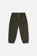 Stretch Canvas Jogger Pants Very Dark Green - J20YB20_03690
