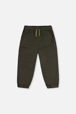 Stretch Canvas Jogger Pants Very Dark Green - J20YB20_03690