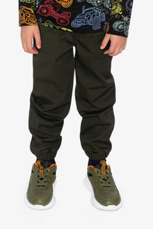 Stretch Canvas Jogger Pants Very Dark Green - J20YB20_03690