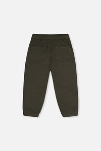 Stretch Canvas Jogger Pants Very Dark Green - J20YB20_03690