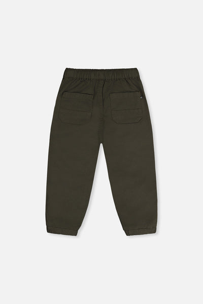 Stretch Canvas Jogger Pants Very Dark Green - J20YB20_03690