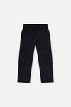 Twill Pants With Cargo Pockets Dark Blue - J20YB21_04810