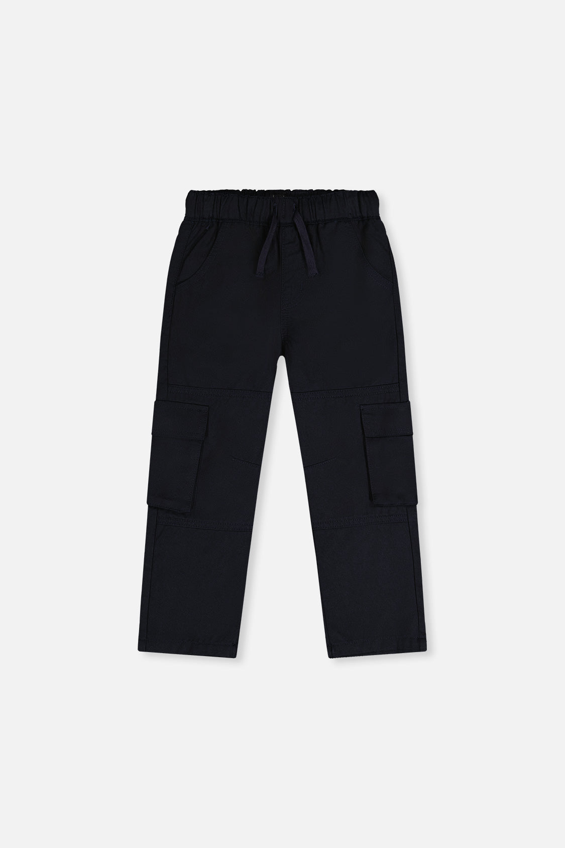 Twill Pants With Cargo Pockets Dark Blue - J20YB21_04810