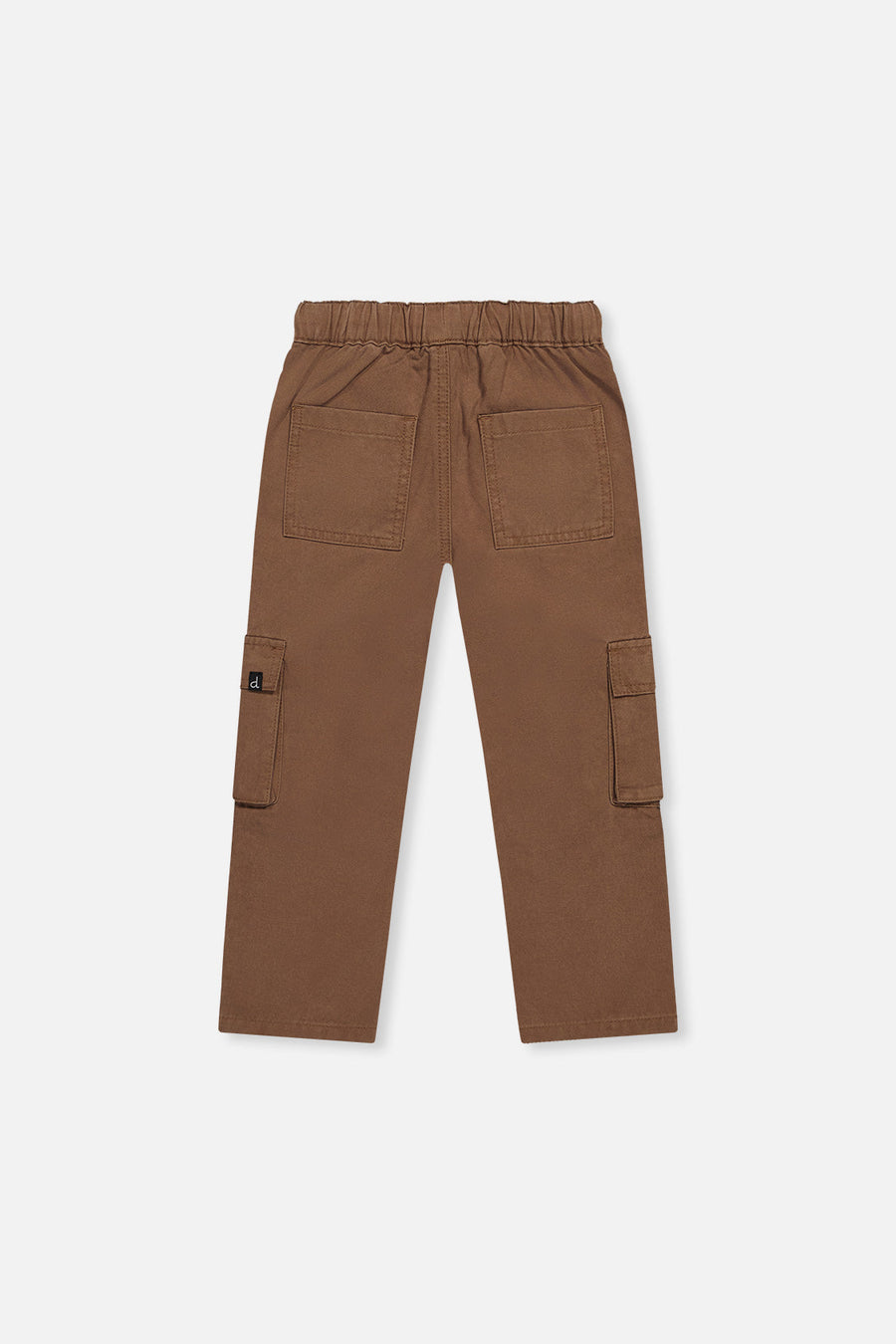 Twill Pants With Cargo Pockets Neutral Brown - J20YB21_09040