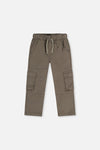 Twill Pants With Cargo Pockets Grey - J20YB21_09680