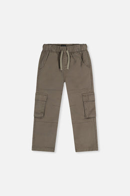 Twill Pants With Cargo Pockets Grey - J20YB21_09680