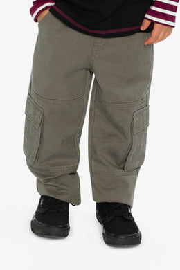 Twill Pants With Cargo Pockets Grey - J20YB21_09680