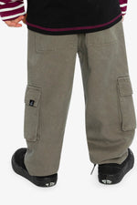Twill Pants With Cargo Pockets Grey - J20YB21_09680