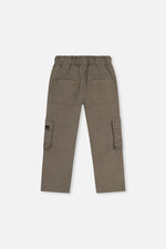 Twill Pants With Cargo Pockets Grey - J20YB21_09680