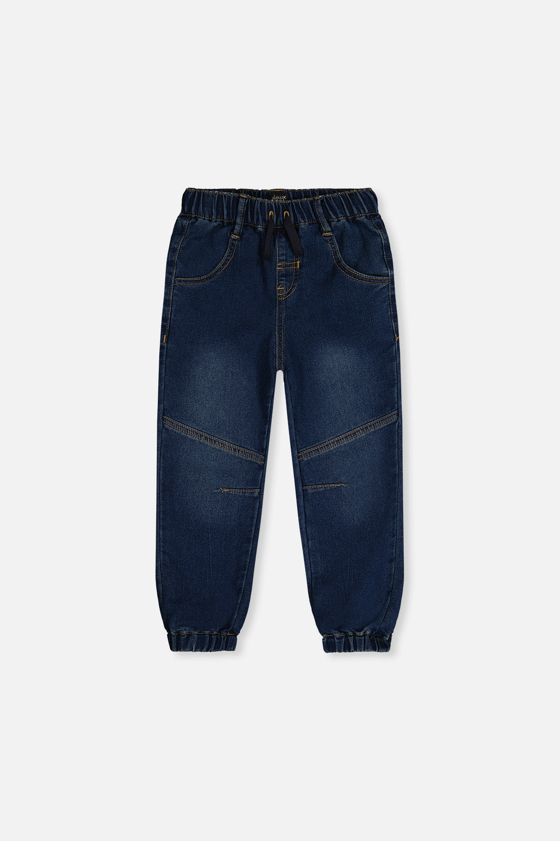 French Terry Denim Jogger Pants Navy Blue - J20YB24_01230
