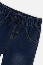 French Terry Denim Jogger Pants Navy Blue - J20YB24_01230