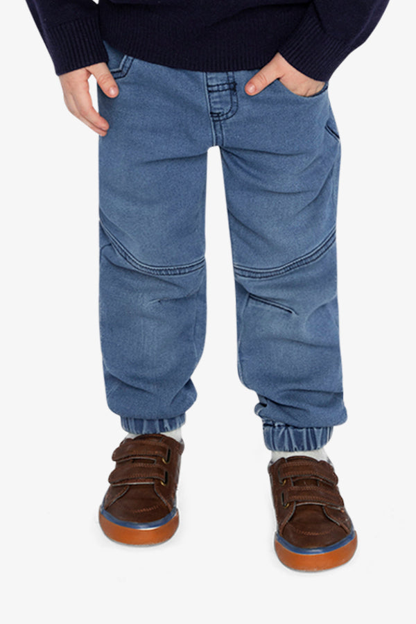 French Terry Denim Jogger Pants Light Blue - J20YB24_01250