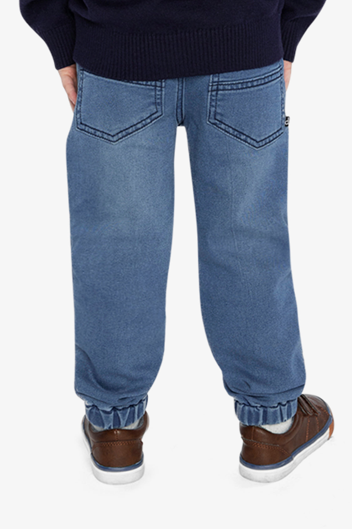 French Terry Denim Jogger Pants Light Blue - J20YB24_01250