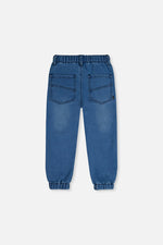 French Terry Denim Jogger Pants Light Blue - J20YB24_01250