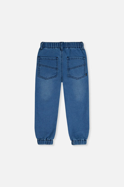 French Terry Denim Jogger Pants Light Blue - J20YB24_01250
