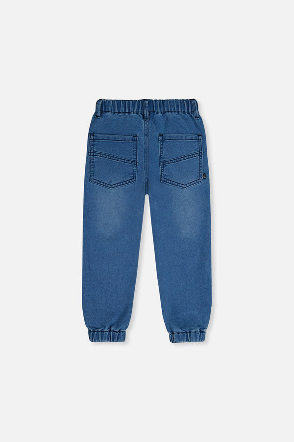French Terry Denim Jogger Pants Light Blue - J20YB24_01250