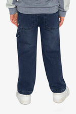 French Terry Denim Pants Navy Blue - J20YB25_01230
