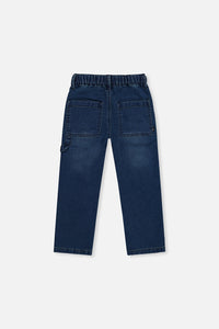 French Terry Denim Pants Navy Blue - J20YB25_01230