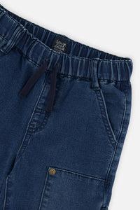 French Terry Denim Pants Navy Blue - J20YB25_01230