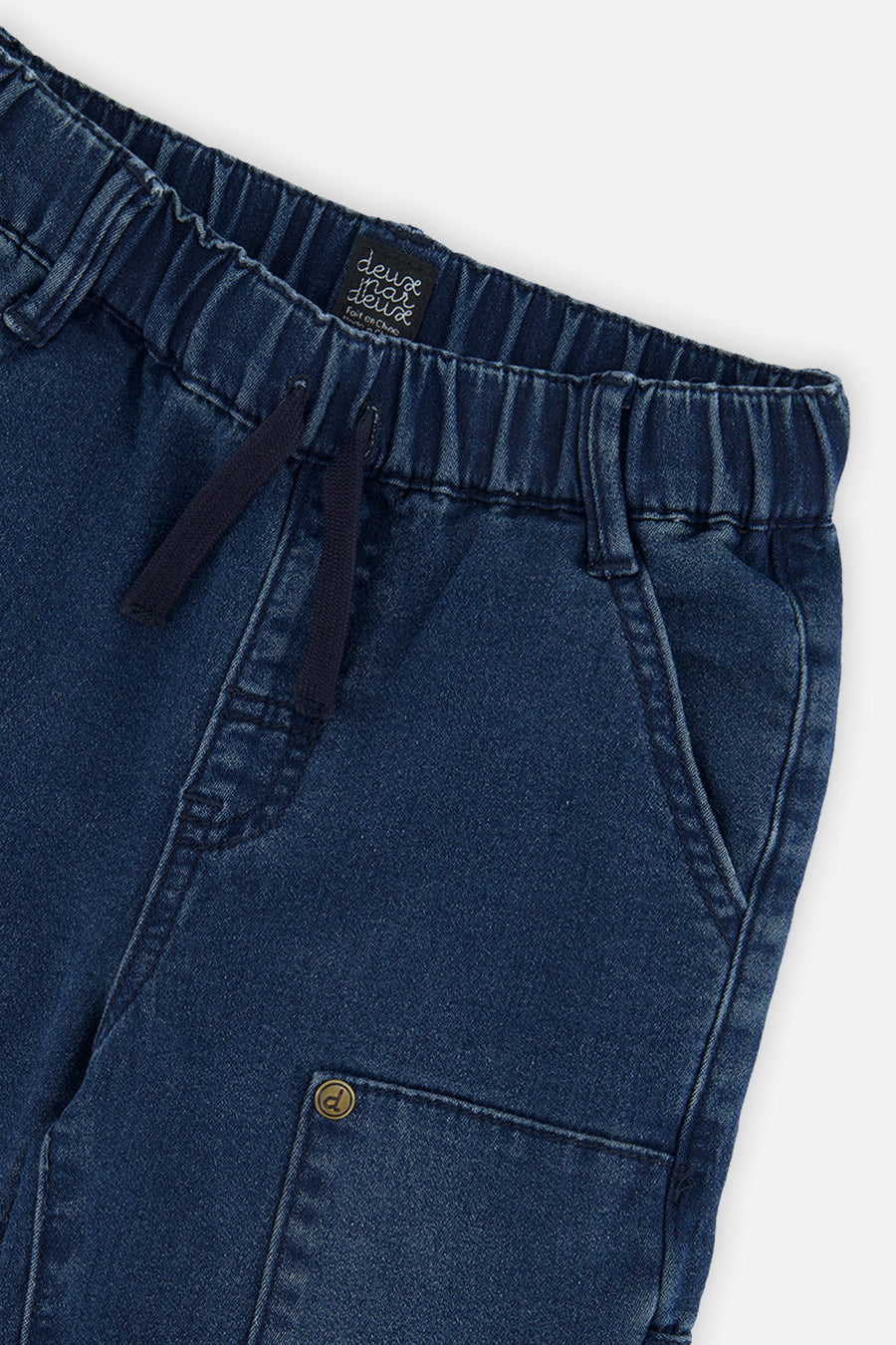 French Terry Denim Pants Navy Blue - J20YB25_01230