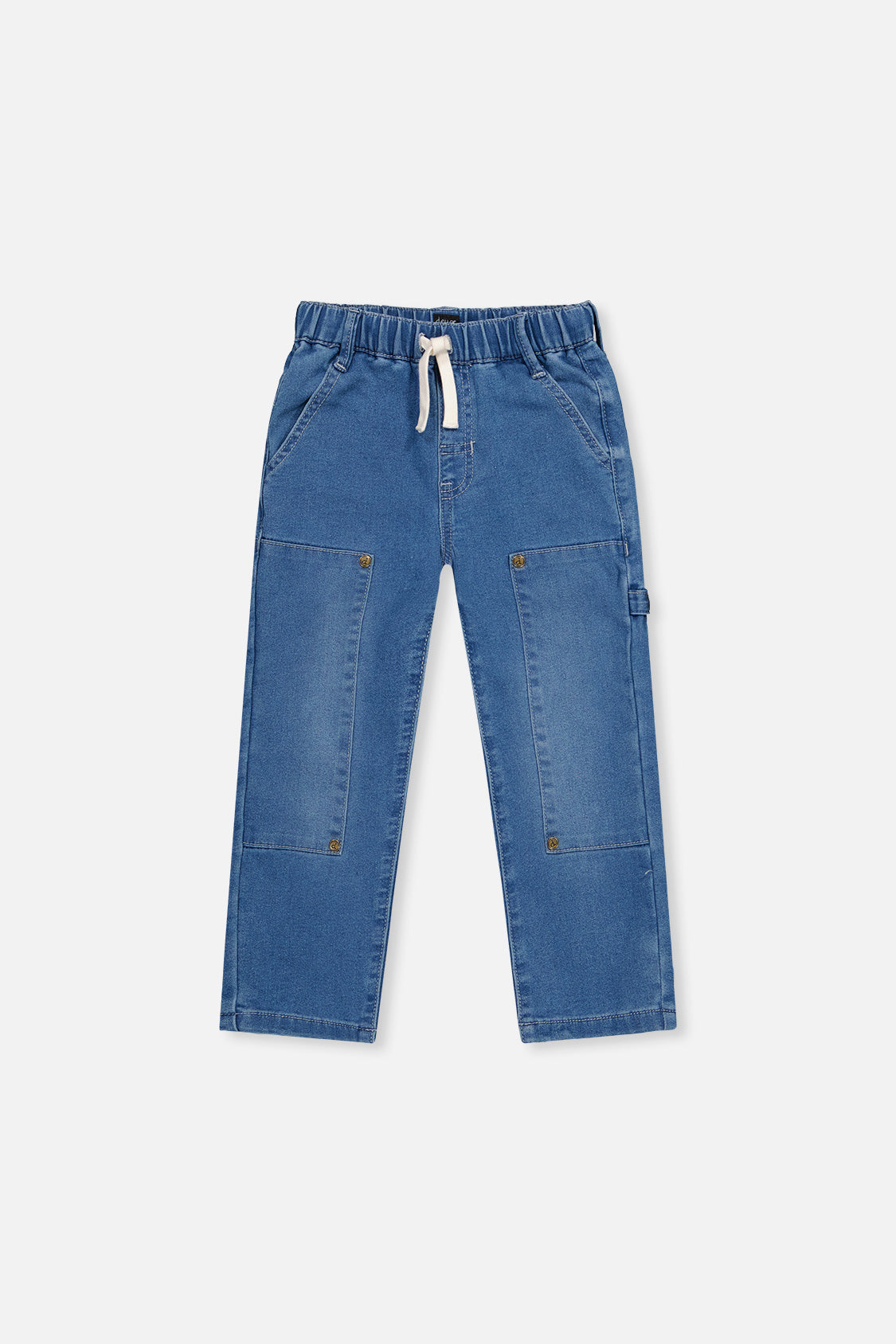 French Terry Denim Pants Light Blue - J20YB25_01250