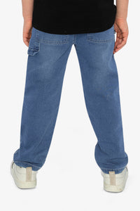 French Terry Denim Pants Light Blue - J20YB25_01250