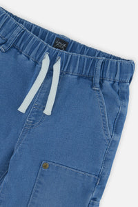 French Terry Denim Pants Light Blue - J20YB25_01250
