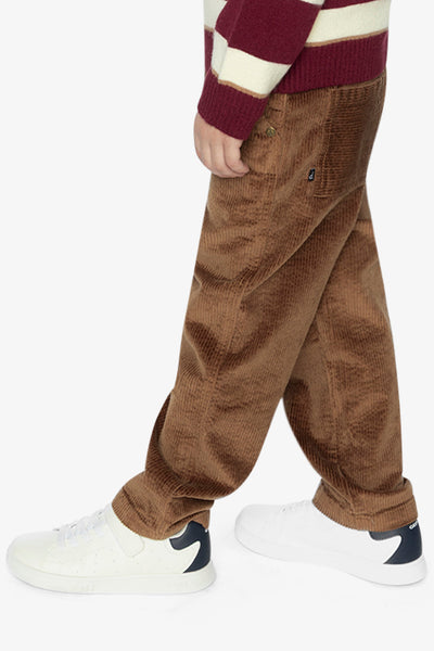 Stretch Corduroy Pants With Cargo Pocket Brown Sugar - J20YB26_01740