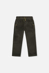 Stretch Corduroy Pants With Cargo Pocket Dark Grey - J20YB26_03070